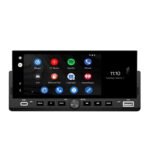 Autoradio Universel 1DIN CarPlay Android Auto RDS Bluetooth Caméra