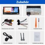 Autoradio Universel 1DIN CarPlay Android Auto RDS Bluetooth Caméra