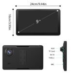 Écran Portable 9" CarPlay Android Auto Sans Fil Caméra AHD