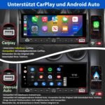 Autoradio Universel 1DIN CarPlay Android Auto RDS Bluetooth Caméra