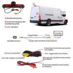 Caméra de Recul Ducato Jumper Boxer Résolution 720P