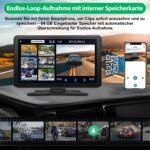 Écran Portable 9" CarPlay Android Auto Sans Fil Caméra AHD