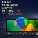 Autoradio Universel 1DIN CarPlay Android Auto RDS Bluetooth Caméra