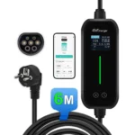 Chargeur Voiture Électrique 11KW / 7KW/3,5KW Type 2 Monophasé Avec l'application