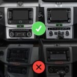 Autoradio CarPlay Android Auto GPS pour VW Passat B7 DAB+ Plug & Play
