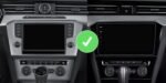 Autoradio 10" CarPlay Android Auto GPS pour VW Passat B8 DAB+ Plug & Play