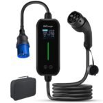 Chargeur Voiture Électrique 11KW / 7KW Type 2 Monophasé IP65