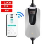 Chargeur Voiture Électrique Câble Type 2 22KW 3-Phasé IP65