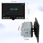 Autoradio 2DIN Universel CarPlay Android Auto GPS 4G LTE DAB+ – Image 3