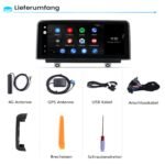 Autoradio Android 10.25" pour BMW F30 F31 CarPlay GPS 4G LTE Plug & Play – Image 4
