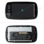 Autoradio CarPlay Android Auto GPS pour Smart 453 DAB+ Plug & Play