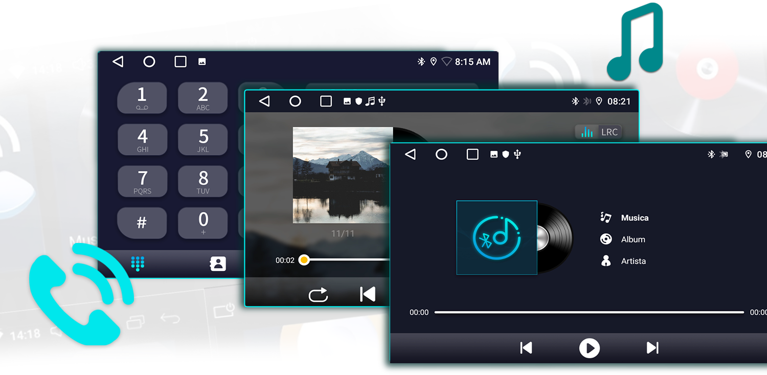 Bluetooth 5.0 mains-libres autoradio 500