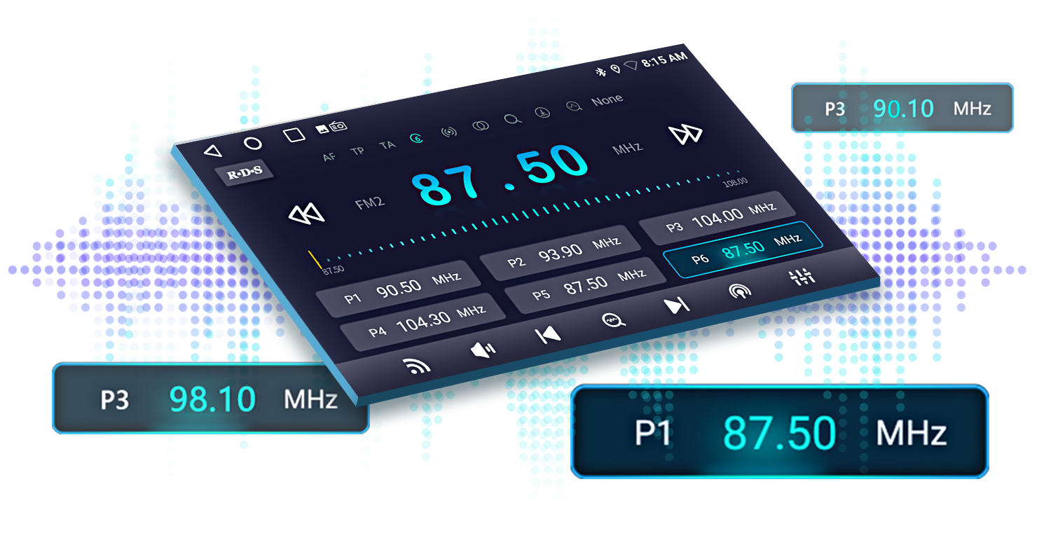 RDS radio autoradio 500