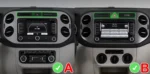 Autoradio Android 2K VW Tiguan 5N CarPlay Android Auto GPS (2007-2016)