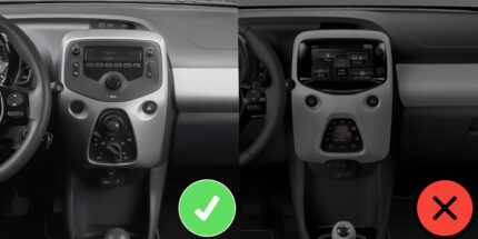 Autoradio Android 2K Peugeot 108 Citroën C1 Toyota Aygo CarPlay Android Auto GPS (2014-2020)