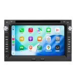 Autoradio CarPlay Android Auto GPS 2DIN pour VW Golf 4 T5 DAB+ Plug & Play