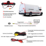 Caméra de Recul Ducato Jumper Boxer Résolution 720P