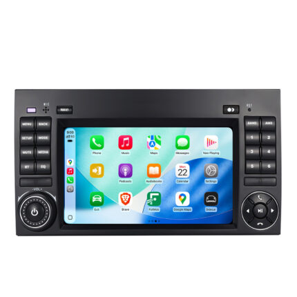 Autoradio 7″ CarPlay Android Auto GPS pour W169 W245 W639 DAB+ Plug & Play