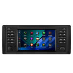 Autoradio CarPlay Android Auto GPS pour BMW X5 E53 Bluetooth DAB+ Plug & Play