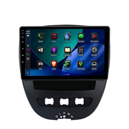 Autoradio CarPlay Android Auto GPS pour Citroen C1 2005–2014 DAB+ Plug & Play