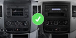 Autoradio Android 2K Mercedes Sprinter 906 Crafter CarPlay Android Auto (2009-2017)
