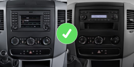 Autoradio Android 2K Mercedes Sprinter 906 Crafter CarPlay Android Auto (2009-2017)