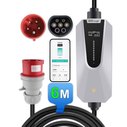 Chargeur Voiture Électrique Câble Type 2 11KW/22KW 3-Phasé
