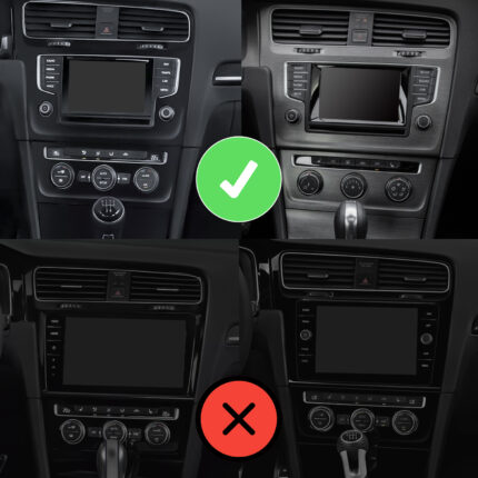 Autoradio Android VW Golf 7 CarPlay GPS Navigation DSP Dualband