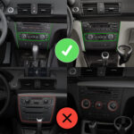 Autoradio Android BMW Série 1 E81 E82 E87 E88 CarPlay Android Auto GPS (2004-2013) Climatisation automatique