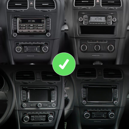 Autoradio CarPlay Android Auto GPS pour VW Golf 6 DAB+ Plug & Play