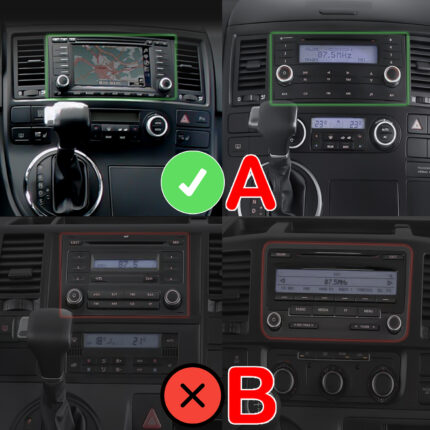 Autoradio CarPlay VW T5 Multivan Caravelle 7 à 10 pouces
