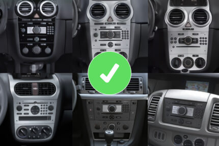 Autoradio Linux 7 pouces Opel Corsa D Astra H Zafira B Combo C CarPlay Android Auto (2002-2010)