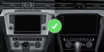 Autoradio 10″ CarPlay Android Auto GPS pour VW Passat B8 DAB+ Plug & Play
