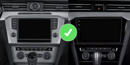 Autoradio 10″ CarPlay Android Auto GPS pour VW Passat B8 DAB+ Plug & Play