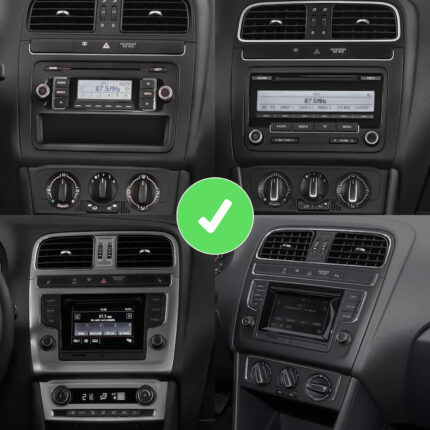 Autoradio CarPlay Android Auto GPS pour Polo 6R/6C DAB+ Plug & Play