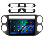 Autoradio CarPlay Android Auto GPS pour VW Tiguan I DAB+ Plug & Play
