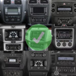Autoradio CarPlay 2DIN pour VW Golf 5/6 Polo 6R Tiguan T5