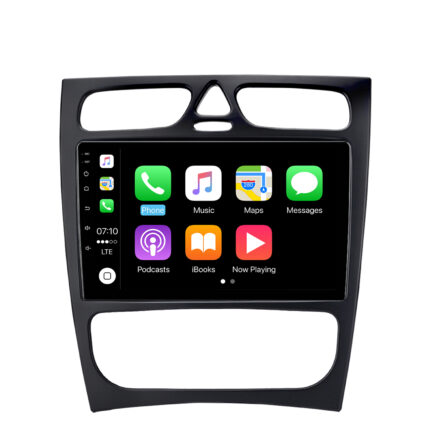 Autoradio Android Mercedes Classe C W203 phase 1 256 Go DAB+ CarPlay Android Auto GPS (2000-2004)