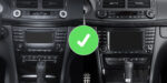 Autoradio CarPlay Android Auto GPS pour Mercedes W211 DAB+ Plug & Play