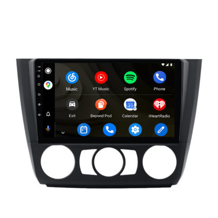Autoradio Android BMW Série 1 E81 E82 E87 E88 CarPlay Android Auto GPS (2004-2013) Climatisation manuelle