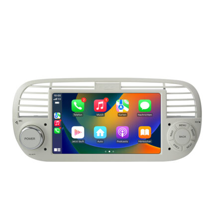 Autoradio Android Fiat 500 CarPlay Android Auto GPS Bluetooth 6 / 7 pouces
