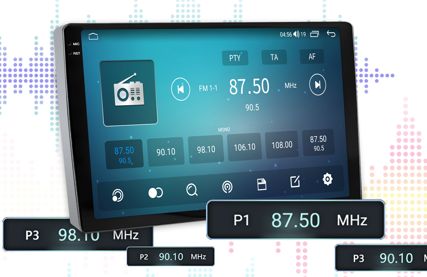 Autoradio Android Junsun – fonctionnalités