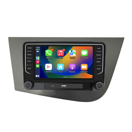 Autoradio Android 7 pouces Seat Leon MK2 CarPlay Android Auto GPS (2005-2012)