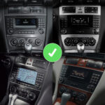 Autoradio CarPlay Android Auto GPS pour W203 Facelift DAB+ Plug & Play