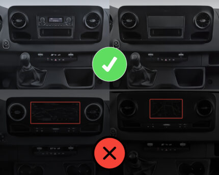 Autoradio Linux 10 pouces Mercedes Sprinter 907 CarPlay Android Auto (2018-2022) – 2