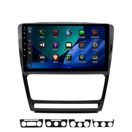 Autoradio CarPlay Skoda Octavia II III Linux 10 pouces – Junsun